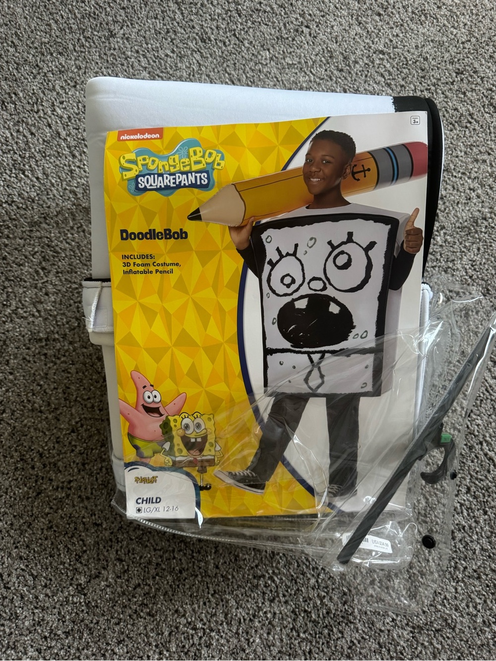 Kids SpongeBob Dootle Bob Dootlebob Halloween Costume L XL